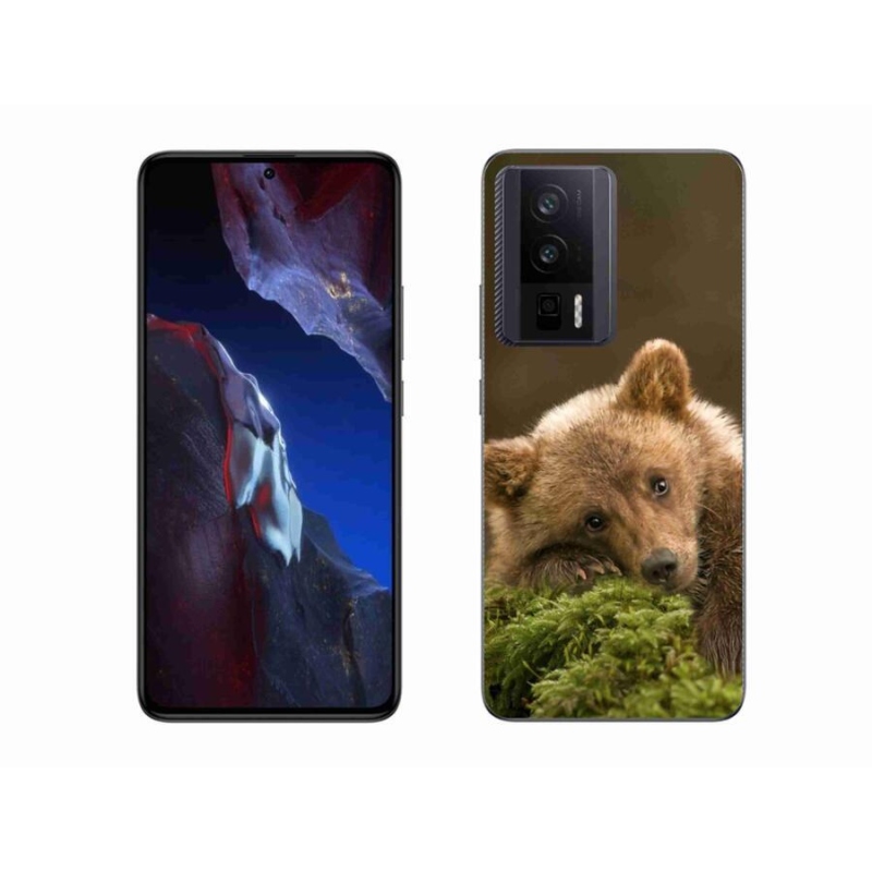 Gél borítás mmCase a Xiaomi Poco F5 Pro készülékhez - medve