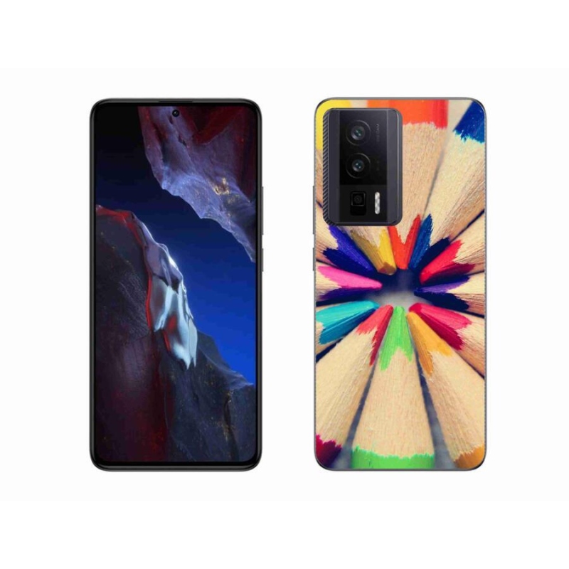 Gél borítás mmCase a Xiaomi Poco F5 Pro számára - zsírkréták