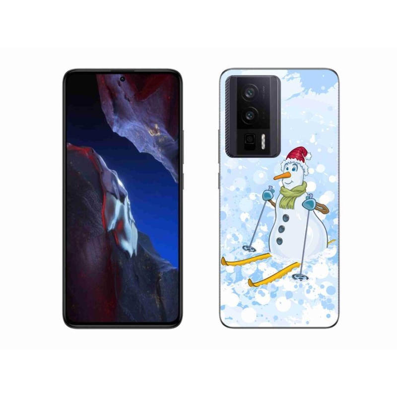Gél borítás mmCase a Xiaomi Poco F5 Pro készülékhez - hóember