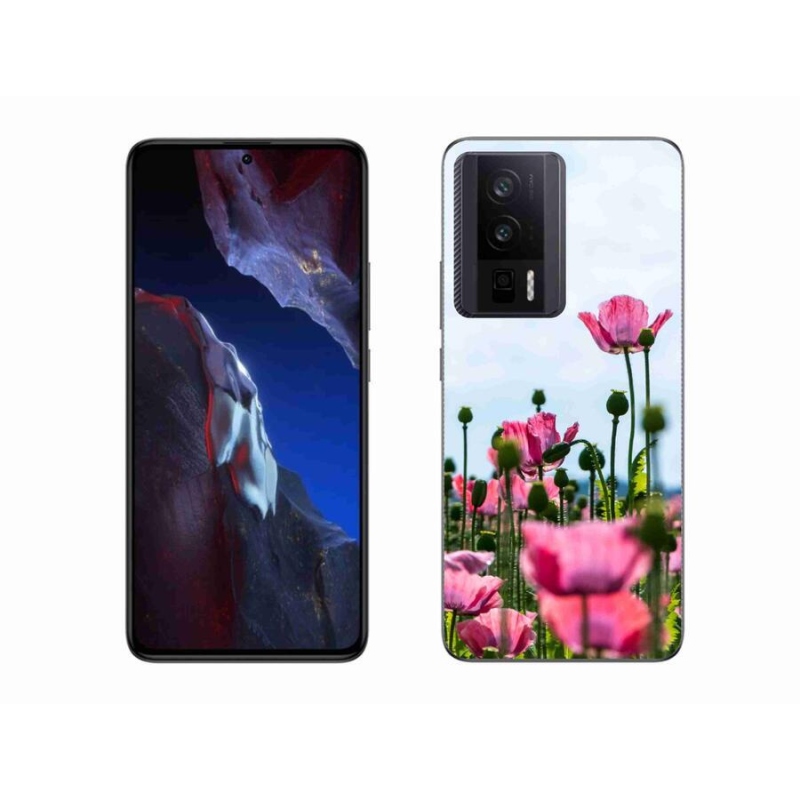 Gél borítás mmCase a Xiaomi Poco F5 Pro számára - mákos színű