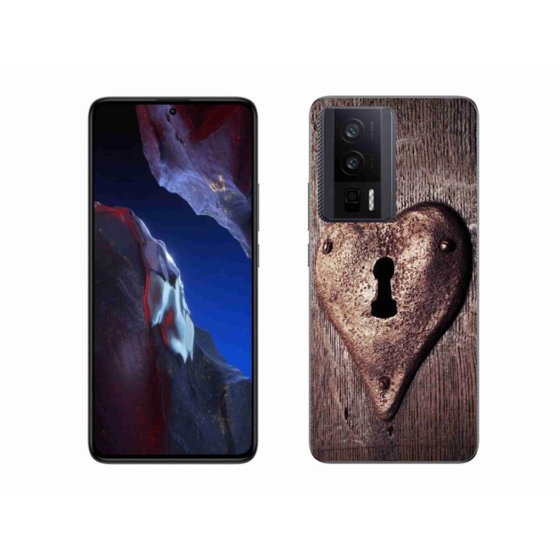 Gél borítás mmCase a Xiaomi Poco F5 Pro készülékhez - szív alakú zár