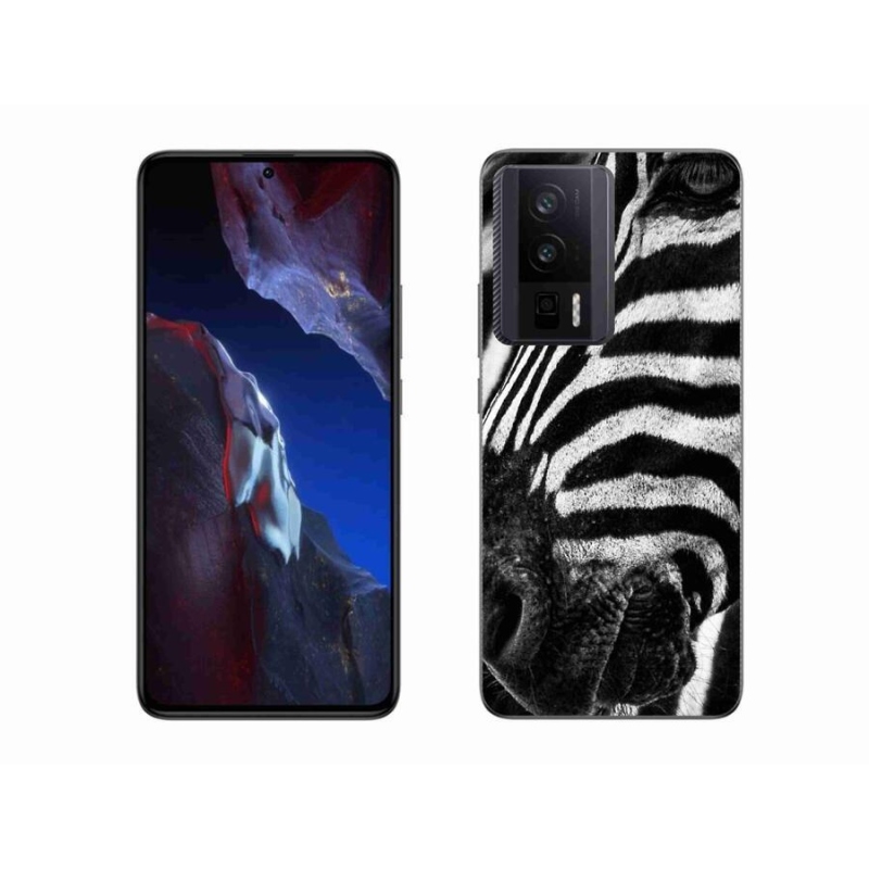 Gél borítás mmCase a Xiaomi Poco F5 Pro készülékhez - zebra