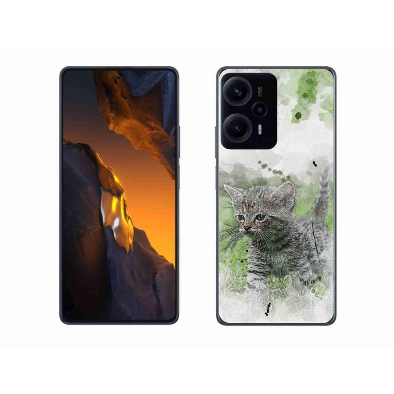 Gél borítás mmCase a Xiaomi Poco F5-hez - aranyos cica 1