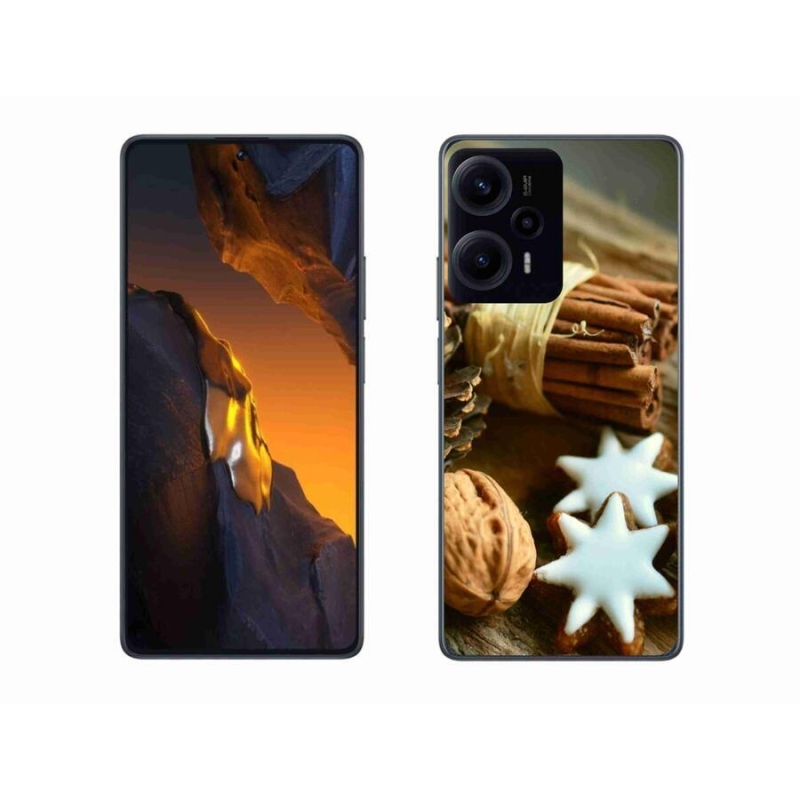 Gél borítás mmCase a Xiaomi Poco F5 készülékhez - fahéj és mézeskalács