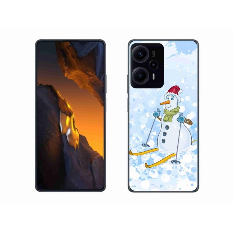 Gél borítás mmCase a Xiaomi Poco F5 készülékhez - hóember