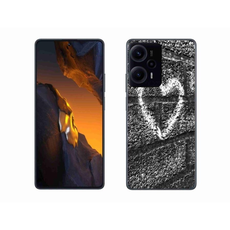 Gél borítás mmCase a Xiaomi Poco F5-hez - szív a falon