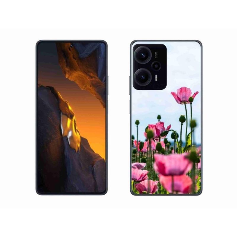 Gél borítás mmCase a Xiaomi Poco F5 készülékhez - mákos színű
