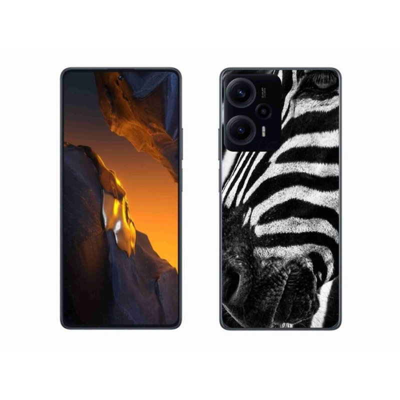Gél borítás mmCase a Xiaomi Poco F5 készülékhez - zebra
