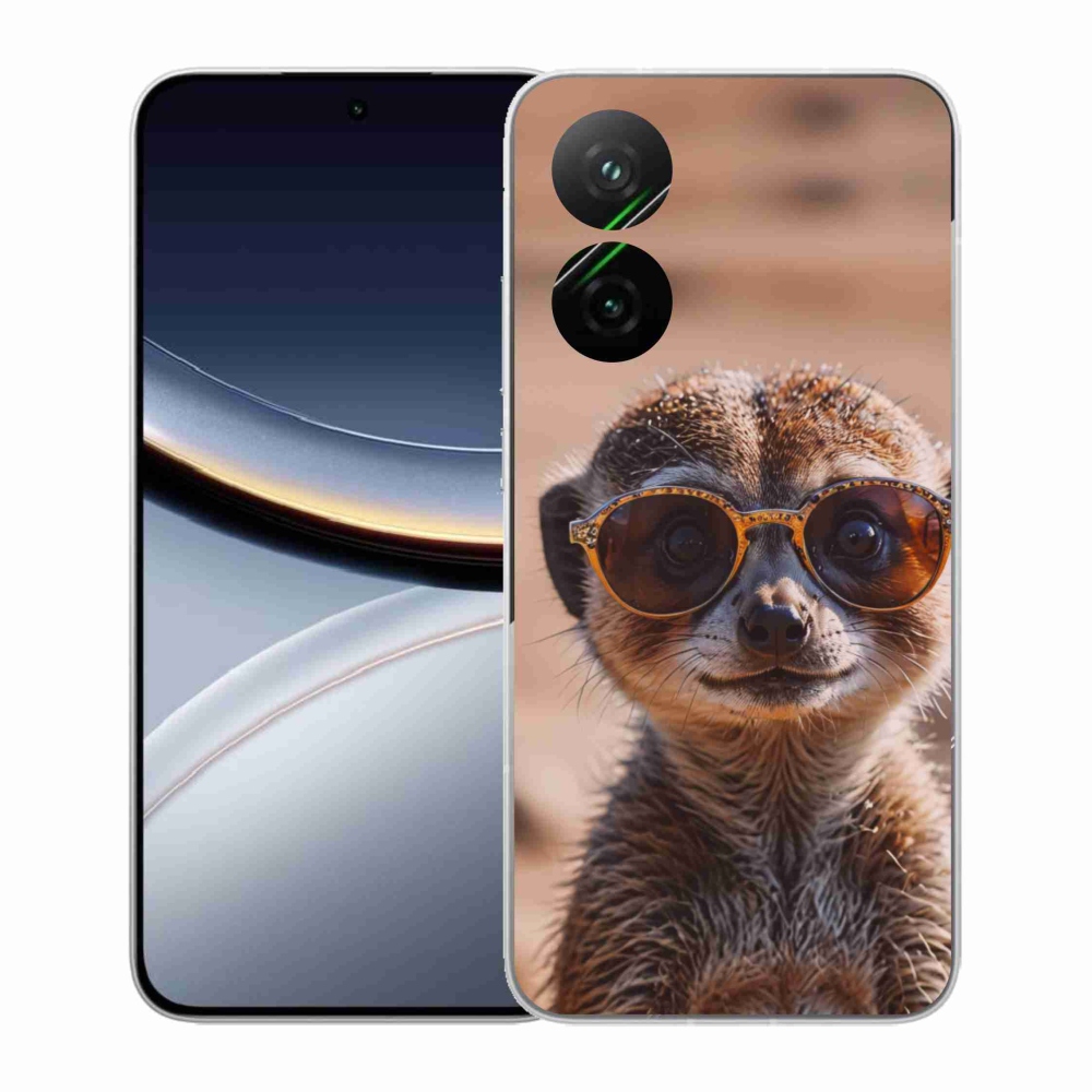 Gél borítás mmCase a Xiaomi Poco F7 5G számára - stílusos surikata