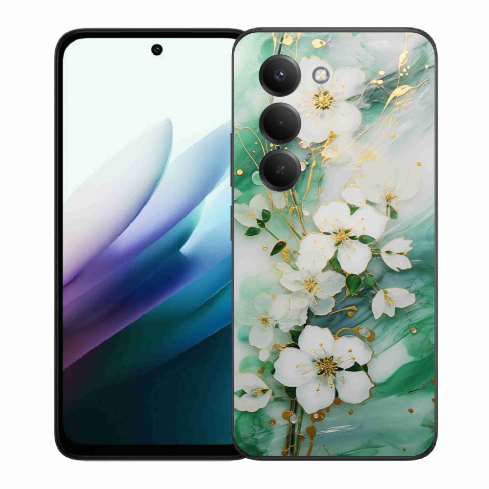 Gél borítás mmCase a Xiaomi Redmi 15 4G/5G 171mm - gyengéd virágok