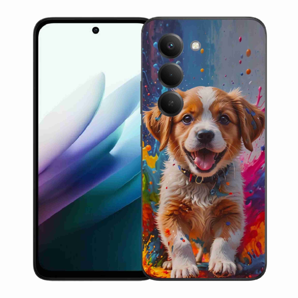 Gél borító mmCase a Xiaomi Redmi 15 4G/5G 171mm - aranyos kiskutya 3