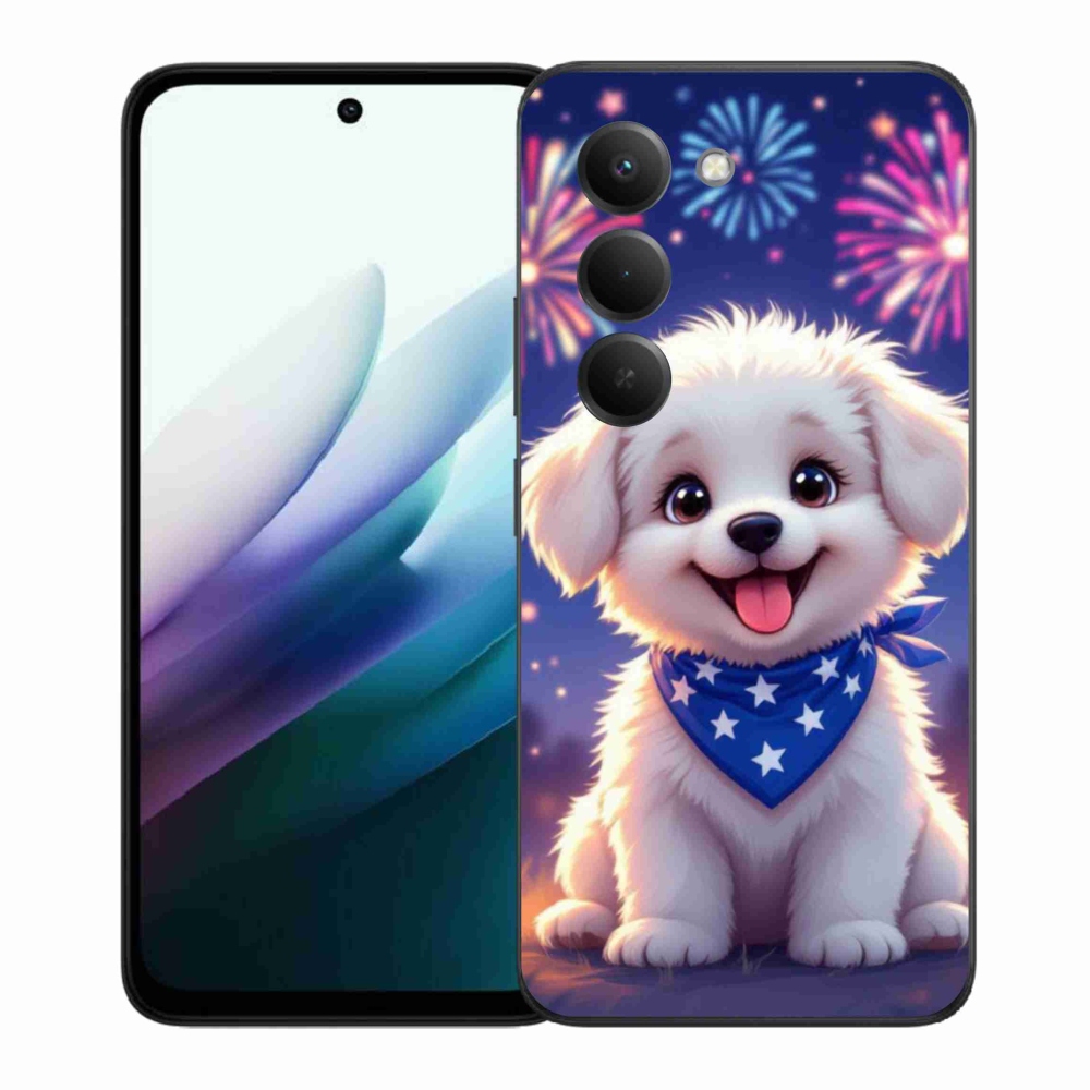 Gél borítás mmCase a Xiaomi Redmi 15 4G/5G 171mm - ünnepi kölyökkutyusra