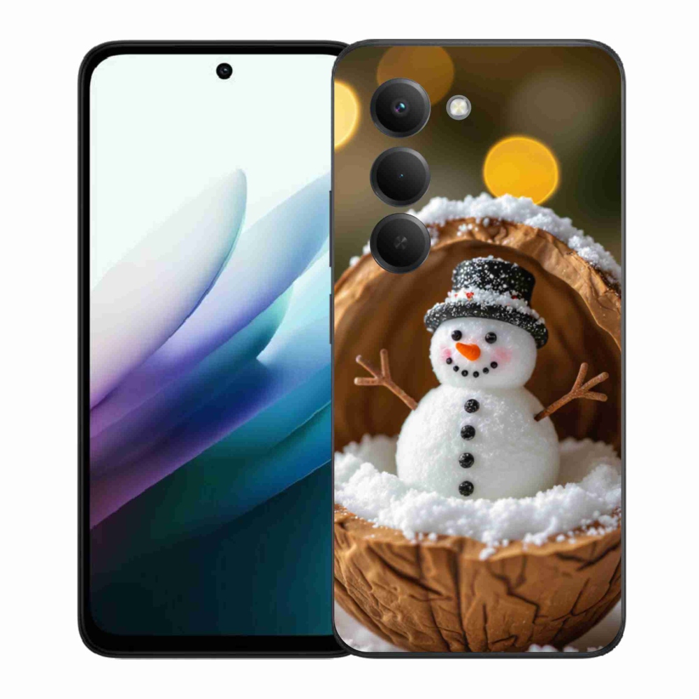 Gél borítás mmCase a Xiaomi Redmi 15 4G/5G 171mm - hóember 4