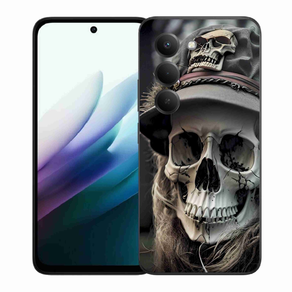 Gél borítás mmCase a Xiaomi Redmi 15 4G/5G 171mm - sötét koponya