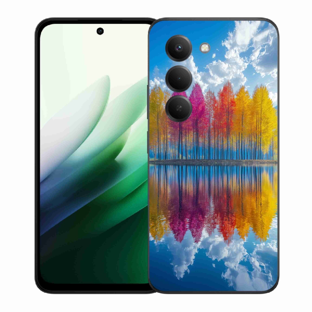 Gél borítás mmCase a Xiaomi Redmi 15 5G (169mm) - színes fákhoz