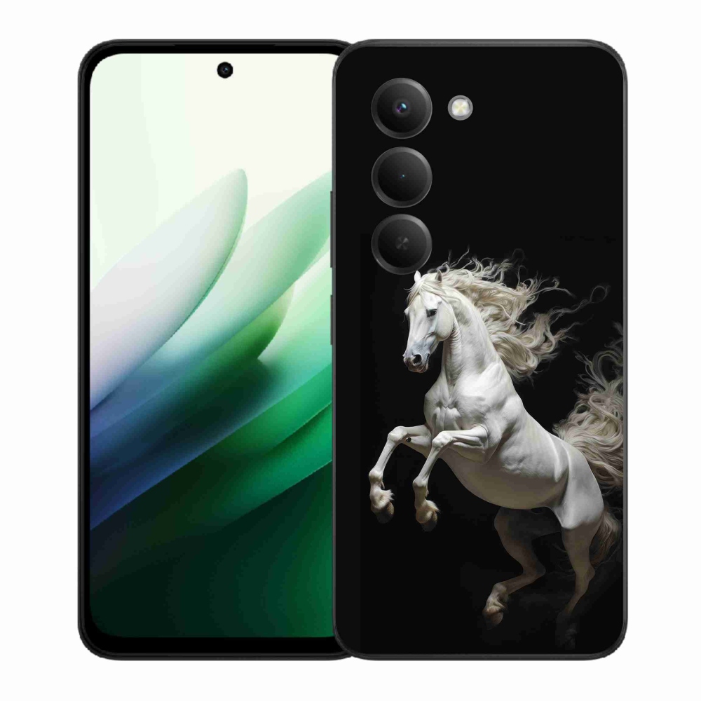 Gél borítás mmCase a Xiaomi Redmi 15 5G (169mm) - fehér ló 4