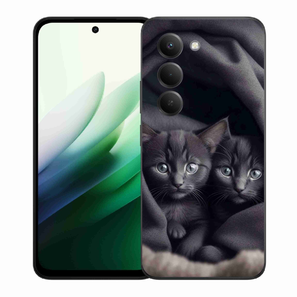 Gél borítás mmCase a Xiaomi Redmi 15 5G (169mm) - cat duo számára