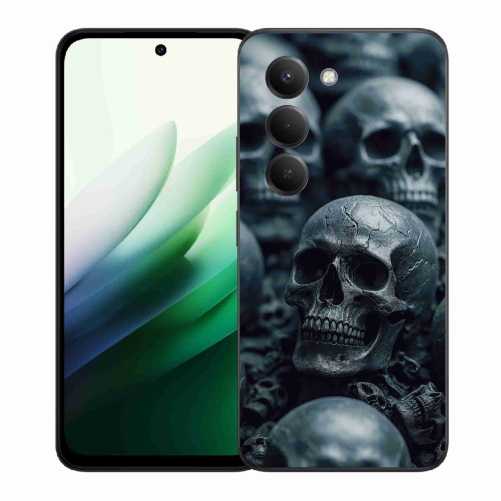 Gél borítás mmCase a Xiaomi Redmi 15 5G (169mm) - koponya 2