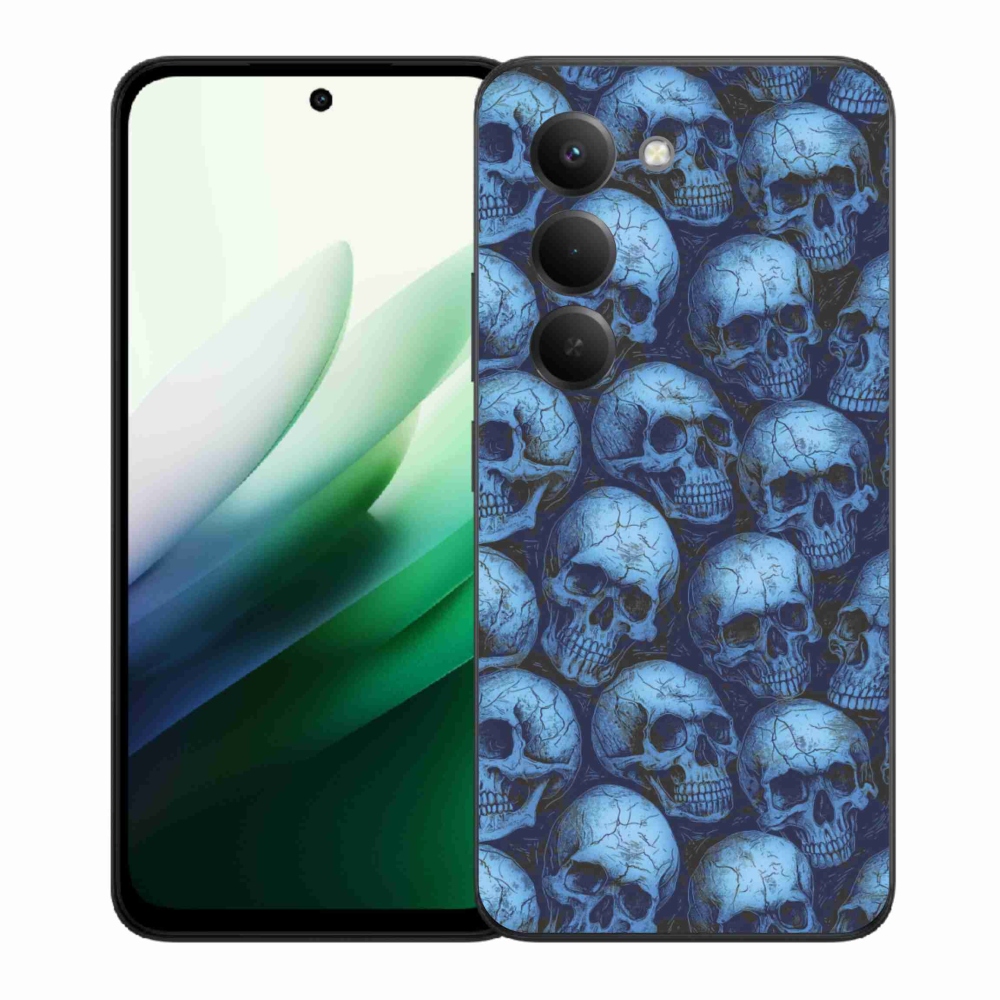 Zselés borítás mmCase a Xiaomi Redmi 15 5G (169mm) - koponyákhoz