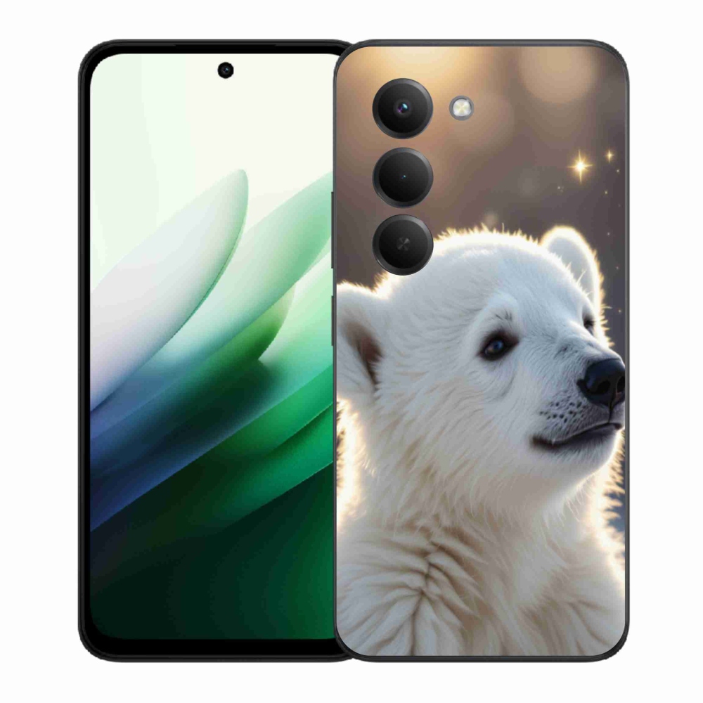 Gél borítás mmCase a Xiaomi Redmi 15 5G (169mm) - jegesmedve számára