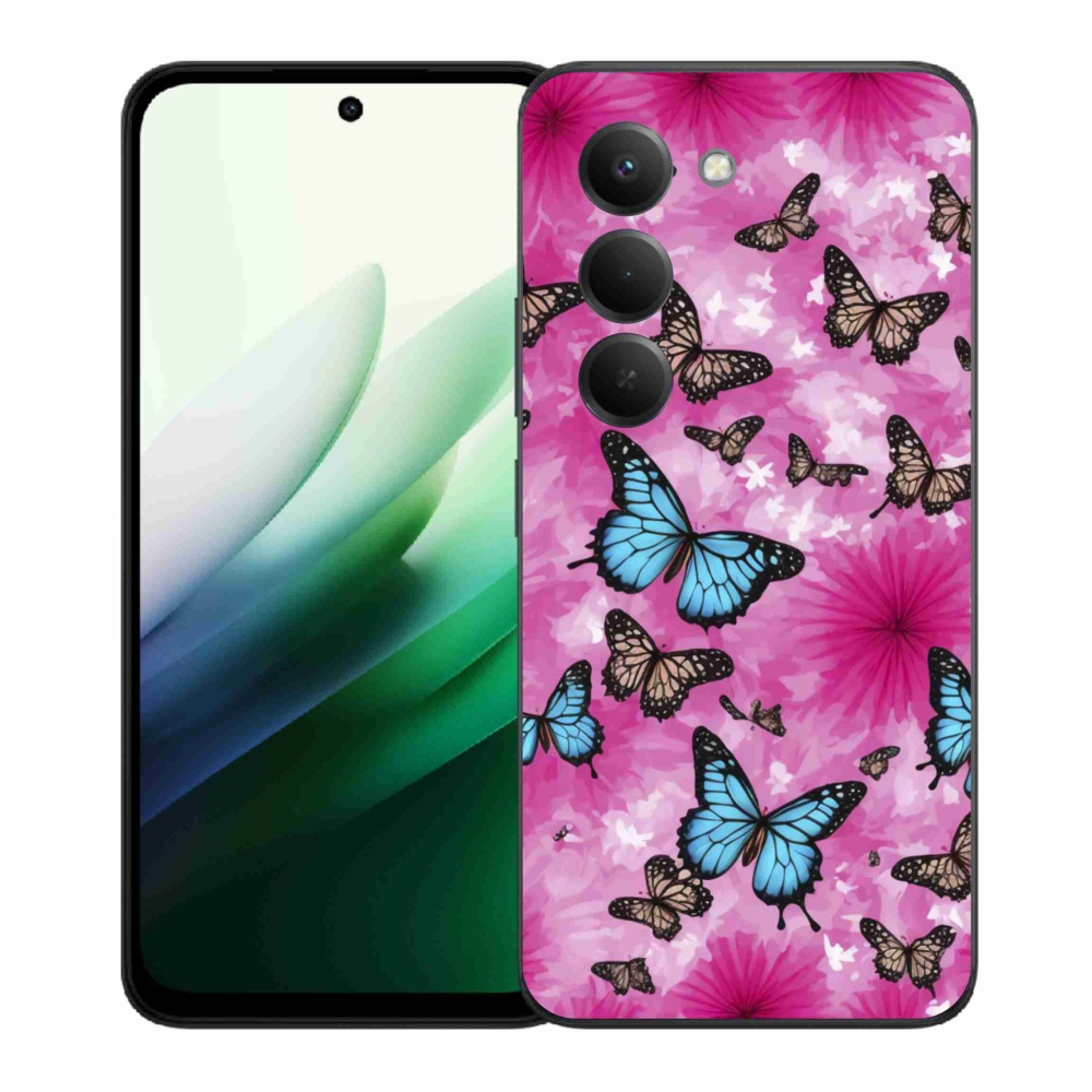 Gél borítás mmCase a Xiaomi Redmi 15 5G (169mm) - pillangó kerthez