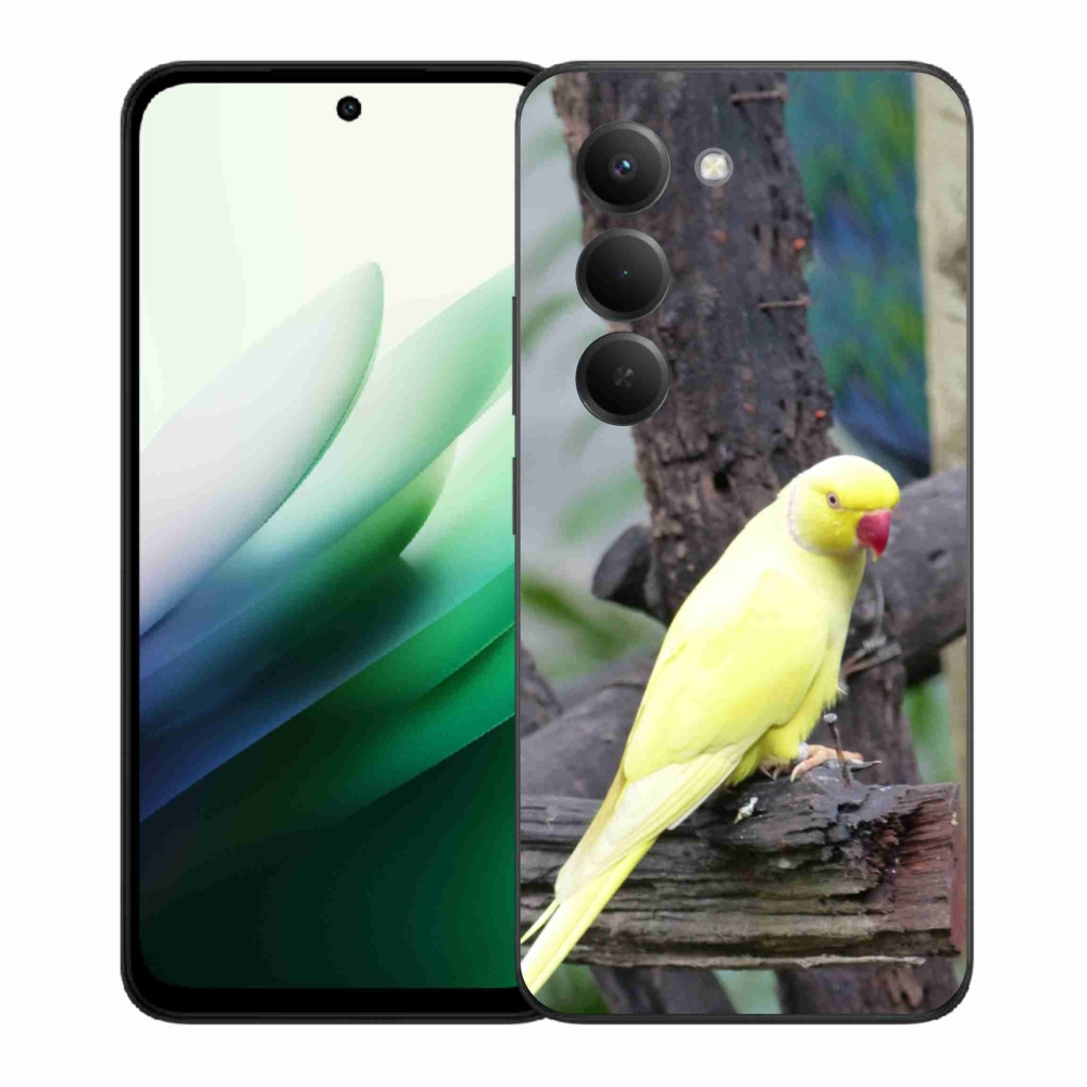 Gél borítás mmCase a Xiaomi Redmi 15 5G (169mm) - papagáj alexander sárga