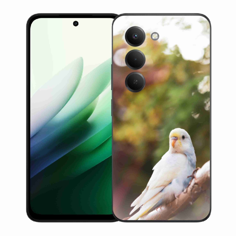 Gél borítás mmCase a Xiaomi Redmi 15 5G (169mm) - papagáj andulka fehér