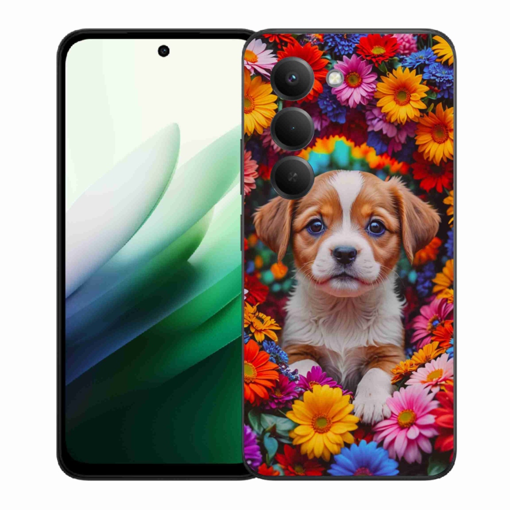 Gél borítás mmCase a Xiaomi Redmi 15 5G (169mm) - aranyos kiskutya számára