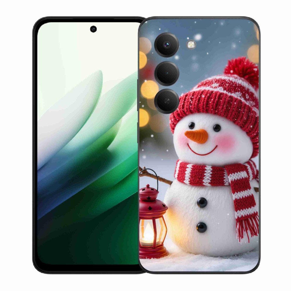 Gél borító mmCase a Xiaomi Redmi 15 5G (169mm) - hóember 2