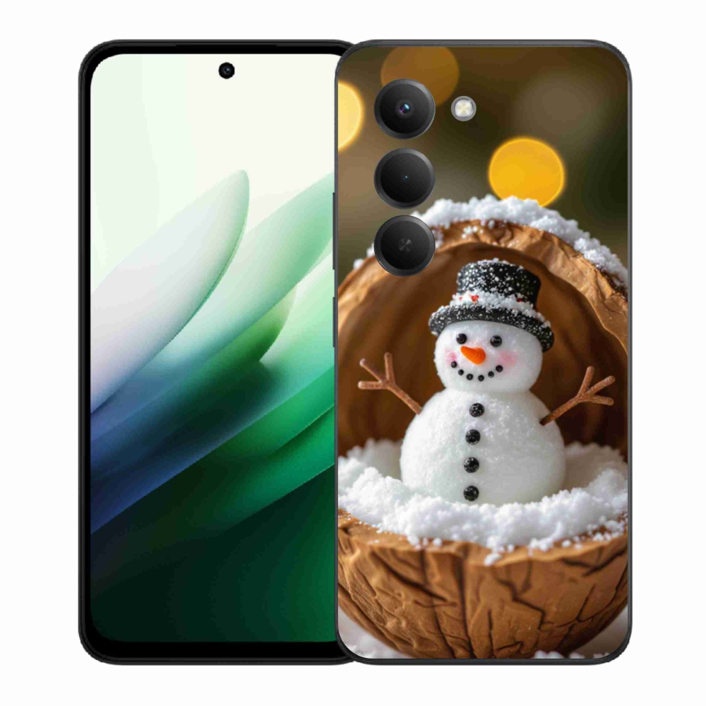 Gél borítás mmCase a Xiaomi Redmi 15 5G (169mm) - hóember 4