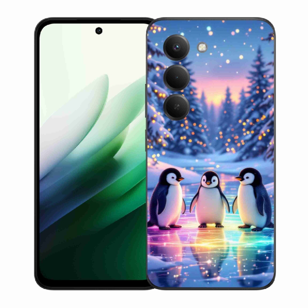 Gél borító mmCase a Xiaomi Redmi 15 5G (169mm) - pingvinekhez