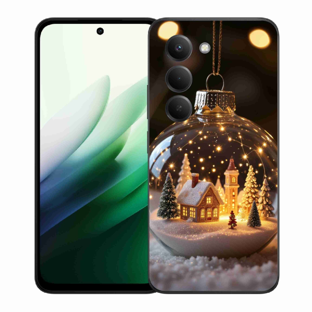 Gél borítás mmCase a Xiaomi Redmi 15 5G (169mm) - Karácsonyi gömb 3