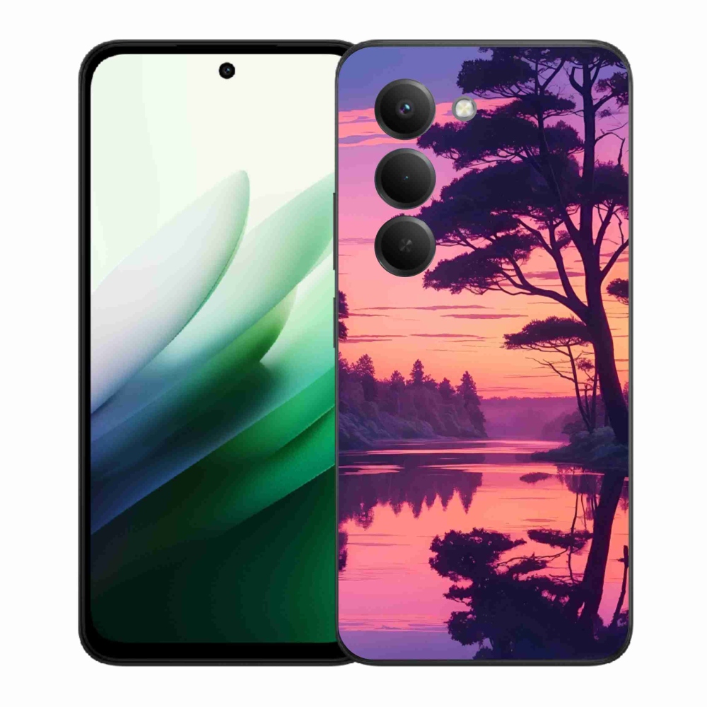 Gél borítás mmCase a Xiaomi Redmi 15 5G (169mm) - naplemente a tó felett