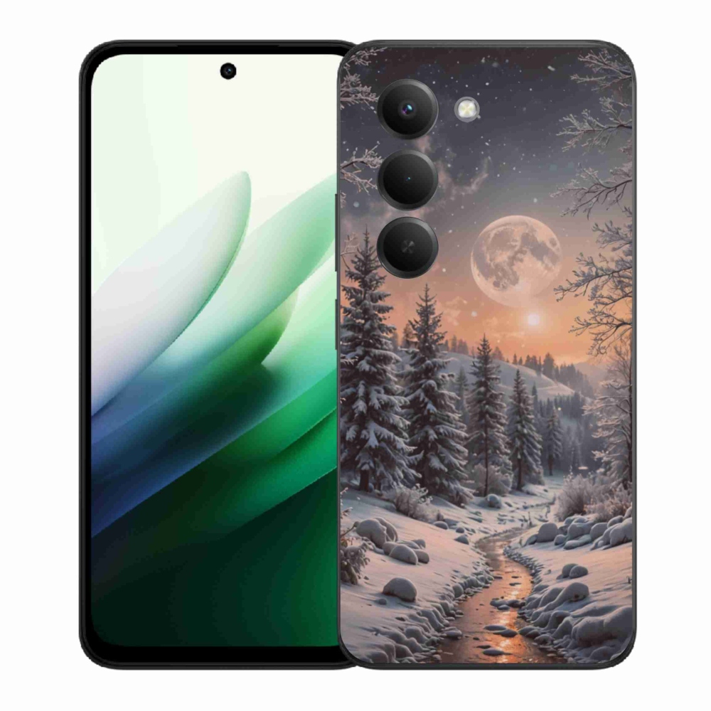 Gél borítás mmCase a Xiaomi Redmi 15 5G (169mm) - téli táj 2