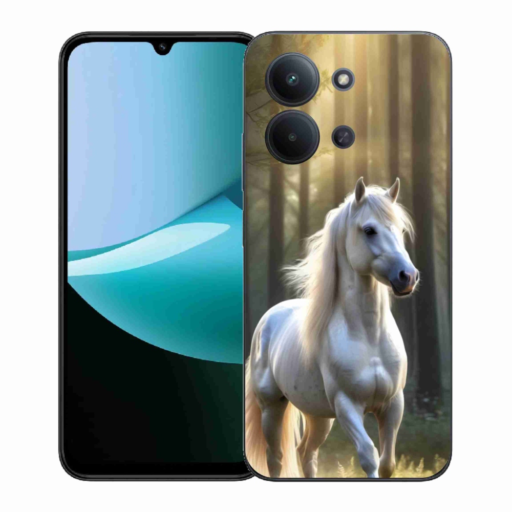 Gél borítás mmCase a Xiaomi Redmi 15C (171mm) / Poco C85 4G (171mm) - fehér ló 3