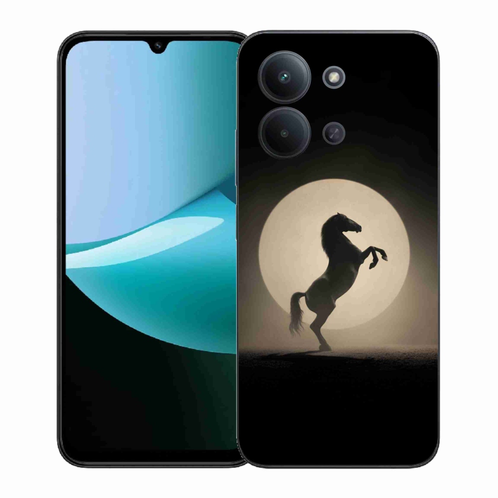 Gél borítás mmCase a Xiaomi Redmi 15C (171mm) / Poco C85 4G (171mm) - ló sziluettben