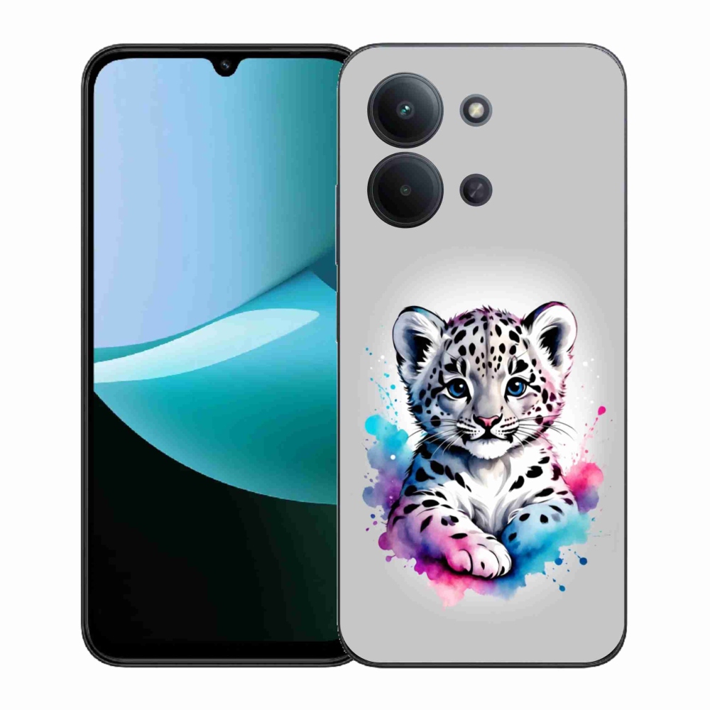 Gél borító mmCase a Xiaomi Redmi 15C (171mm) / Poco C85 4G (171mm) - leopárd kölyökhöz