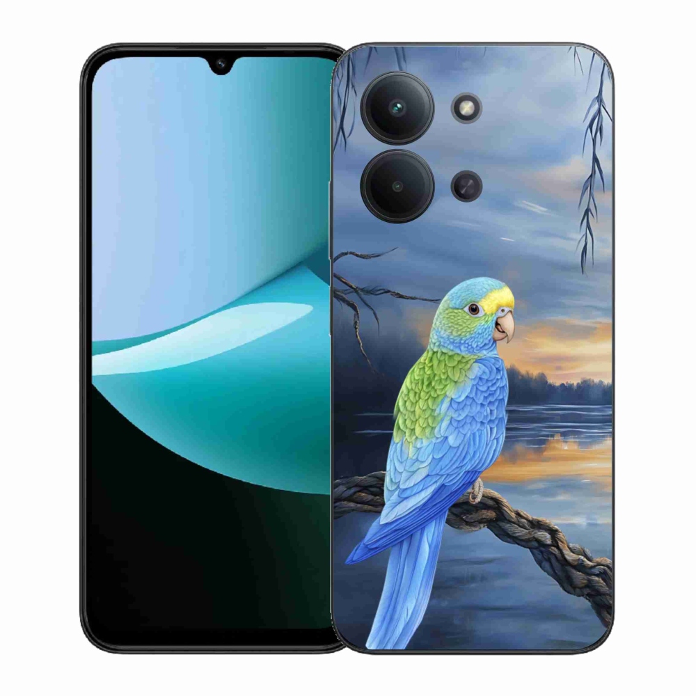 Gél borítás mmCase a Xiaomi Redmi 15C (171mm) / Poco C85 4G (171mm) - kék papagájhoz
