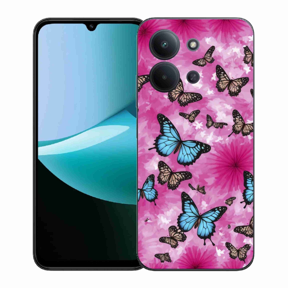 Gél borítás mmCase a Xiaomi Redmi 15C (171mm) / Poco C85 4G (171mm) - pillangókerthez