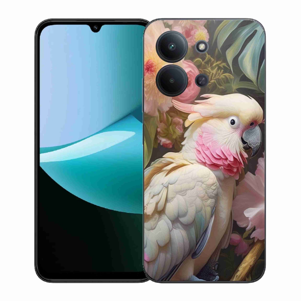 Gél borítás mmCase for Xiaomi Redmi 15C (171mm) / Poco C85 4G (171mm) - papagáj kakadu rózsaszín 2