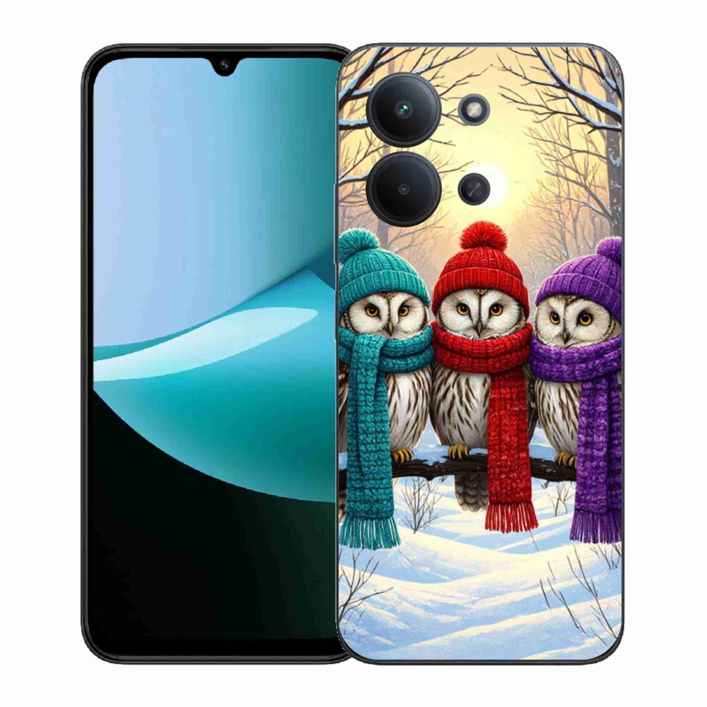 Gél borítás mmCase a Xiaomi Redmi 15C (171mm) / Poco C85 4G (171mm) - bagoly barátok