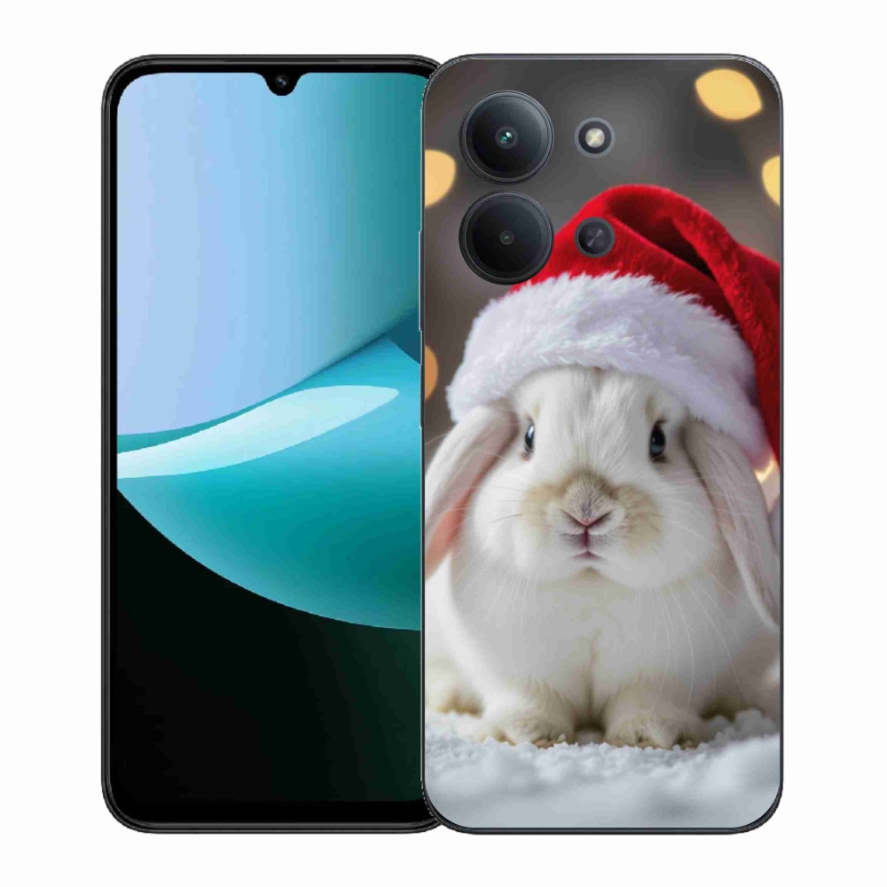 Gél borítás mmCase a Xiaomi Redmi 15C (171mm) / Poco C85 4G (171mm) - Karácsonyi nyúl