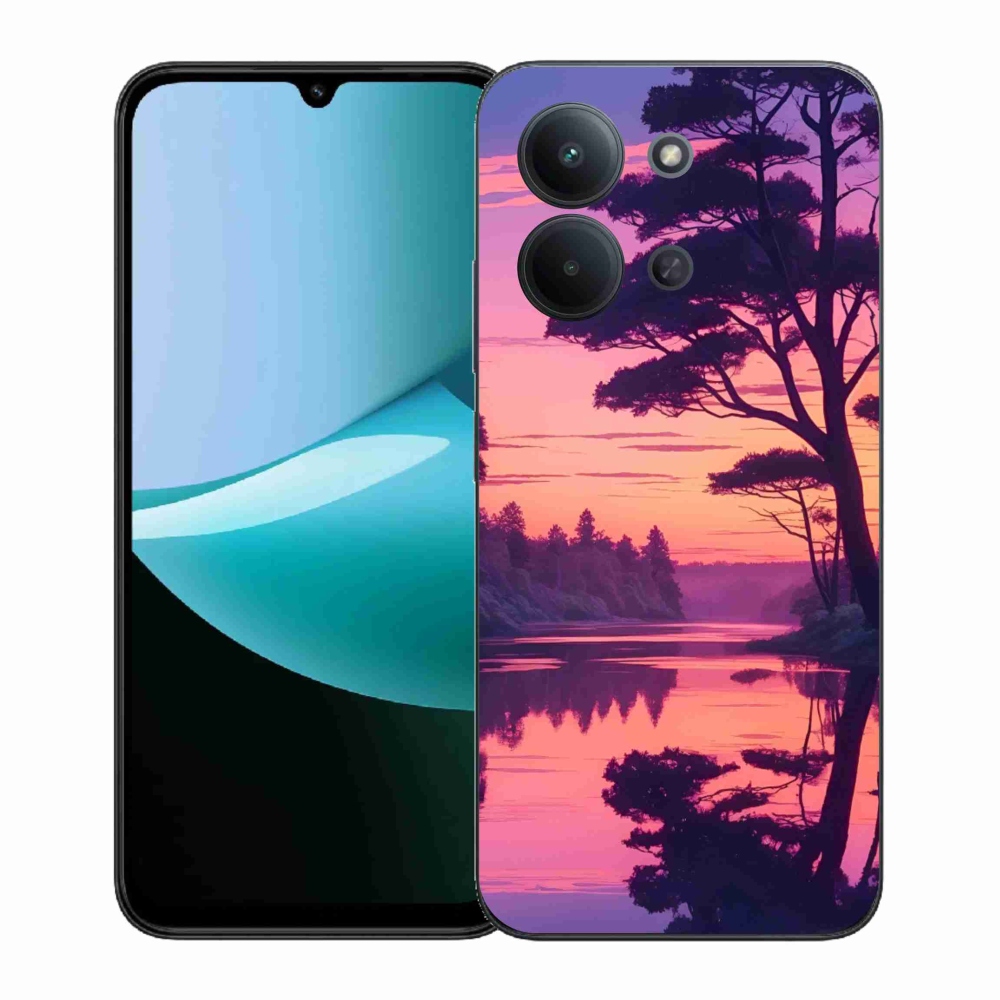 Gél borítás mmCase a Xiaomi Redmi 15C (171mm) / Poco C85 4G (171mm) - naplemente a tó felett