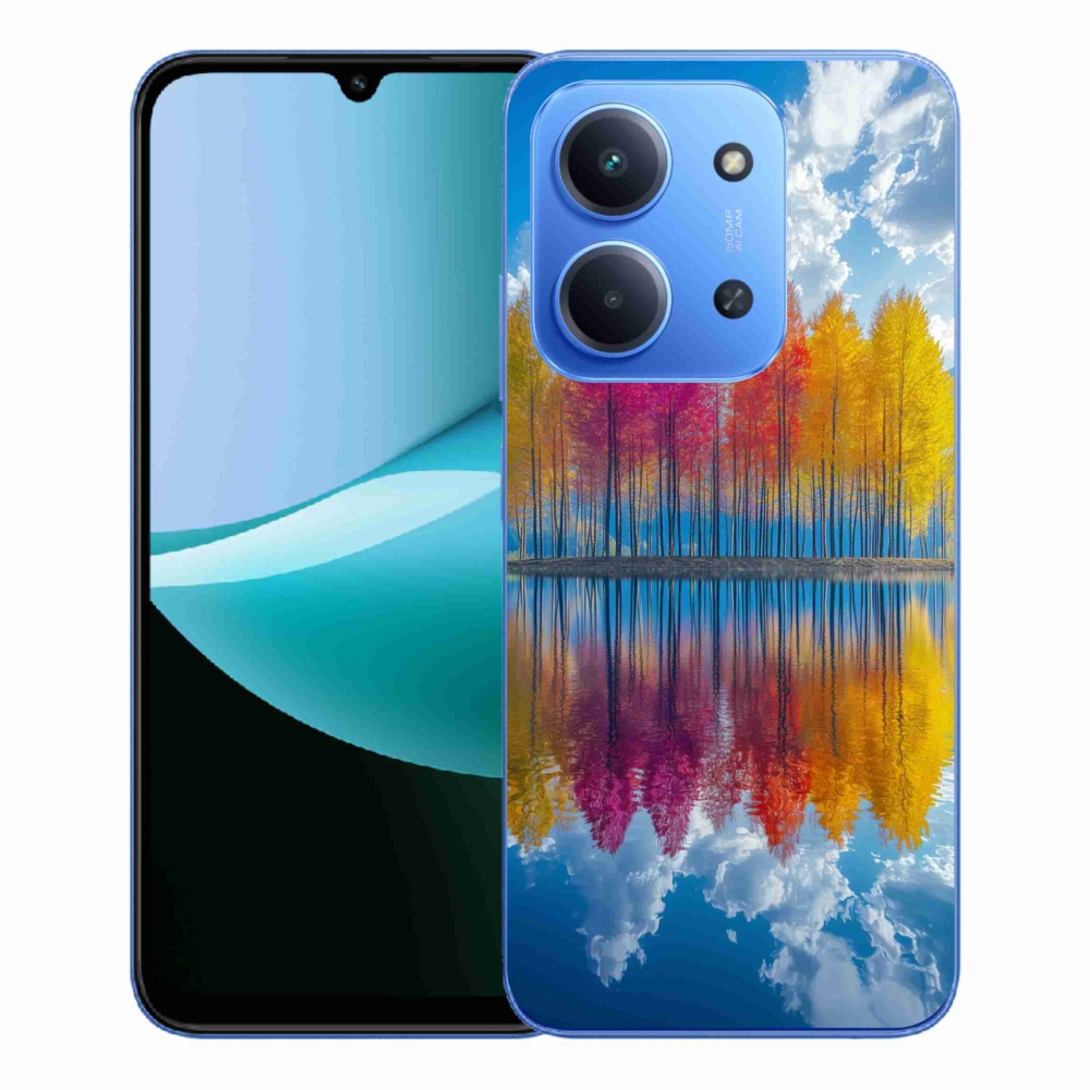 Gél borítás mmCase a Xiaomi Redmi 15C 4G/5G (173mm) - színes fákhoz