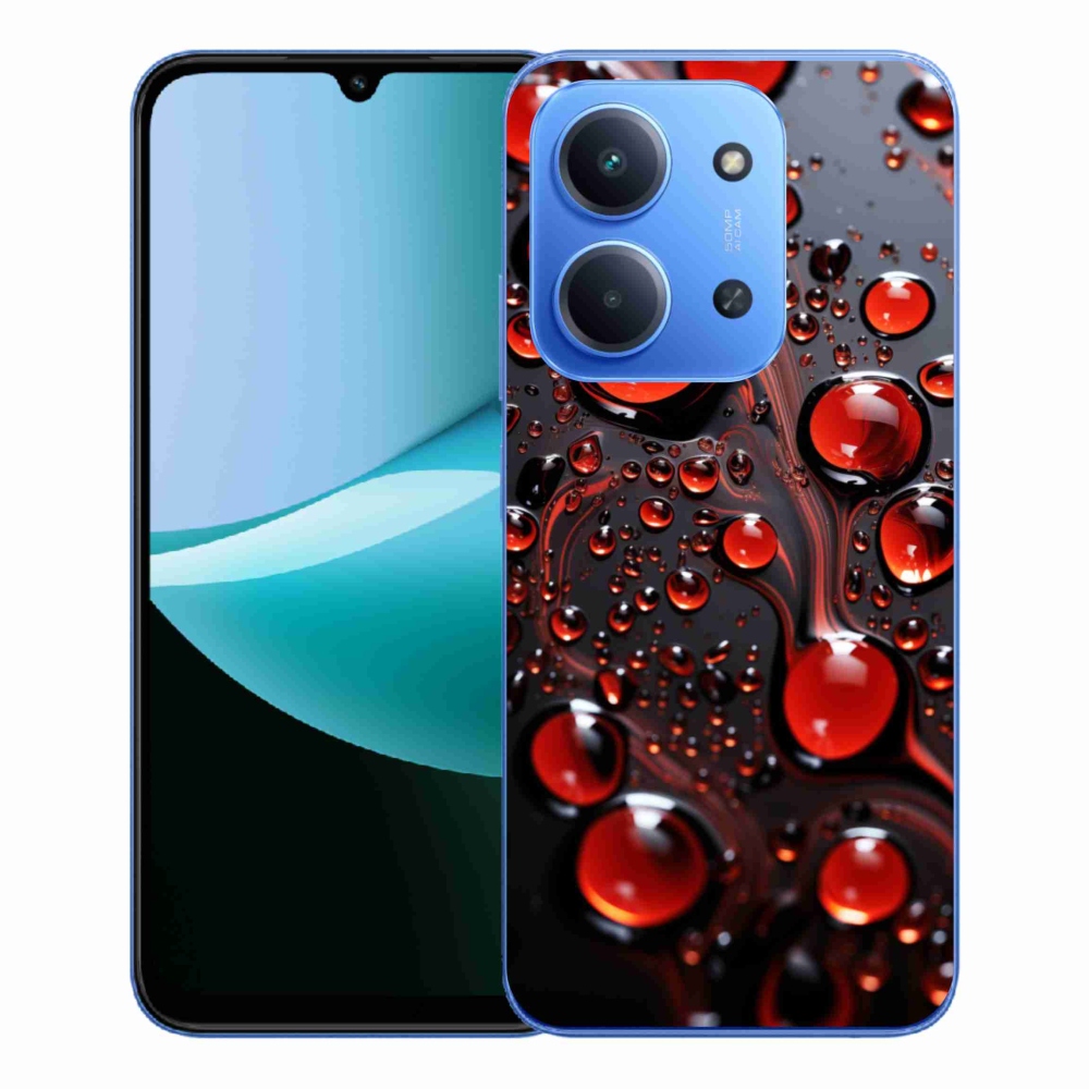 Gél borítás mmCase a Xiaomi Redmi 15C 4G/5G (173mm) - piros csepp 2