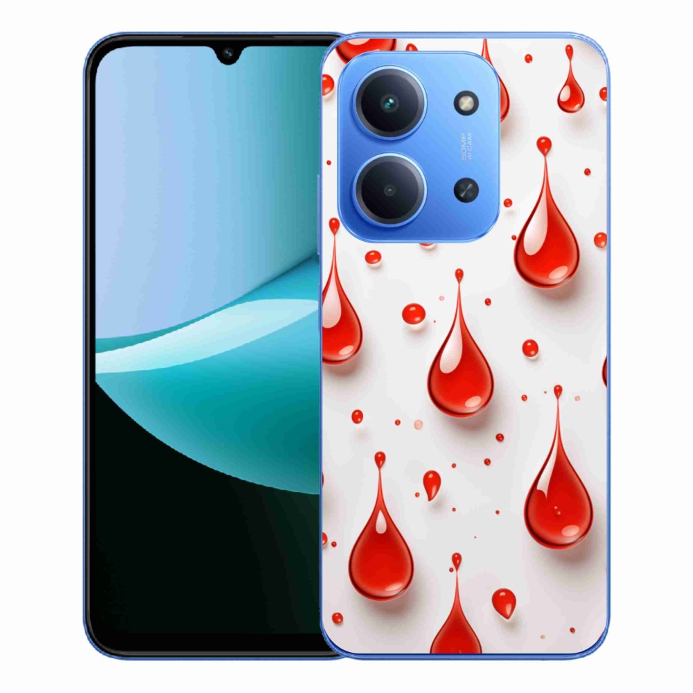 Gél borító mmCase a Xiaomi Redmi 15C 4G/5G (173mm) - piros cseppek