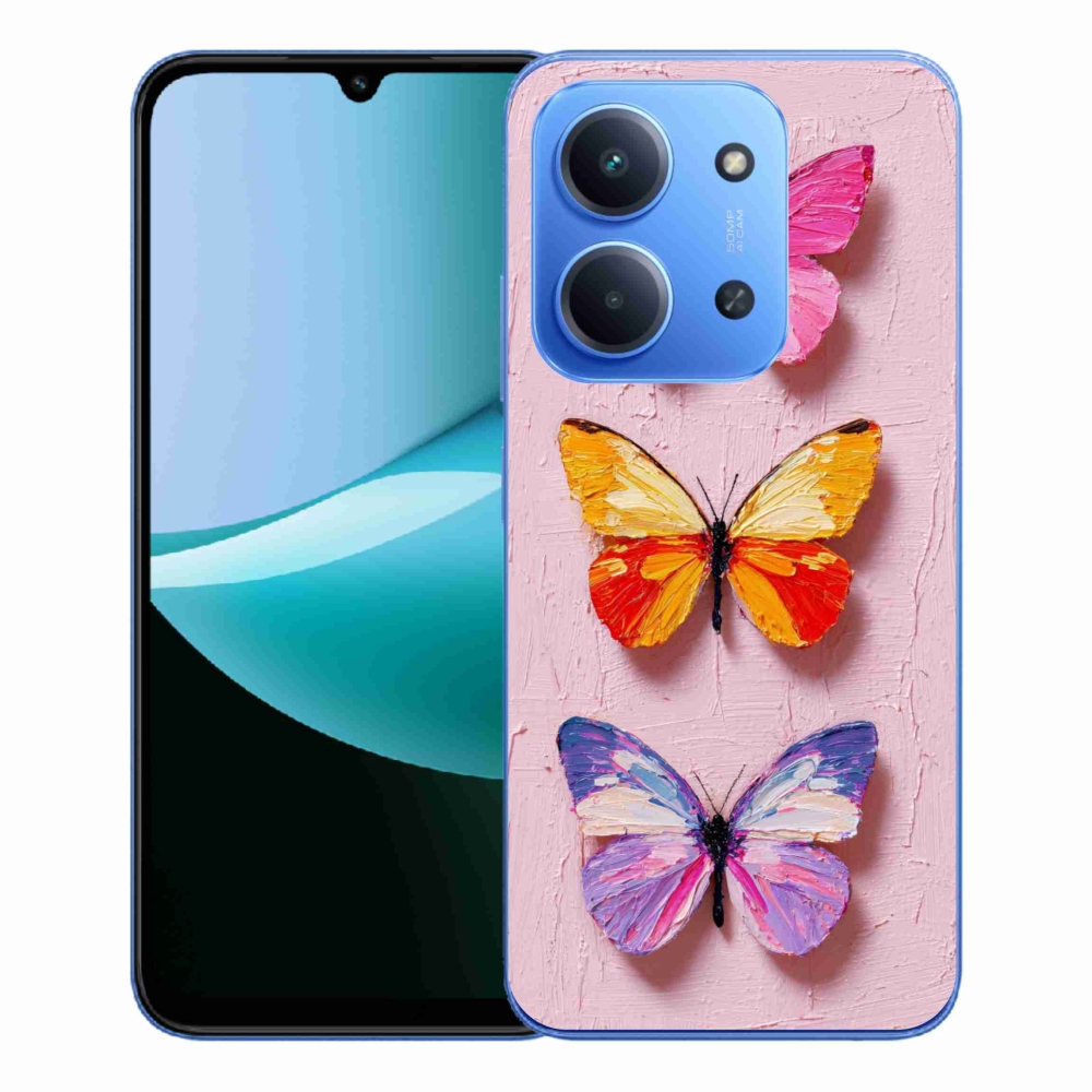 Gél borítás mmCase a Xiaomi Redmi 15C 4G/5G (173mm) - pillangó trióhoz