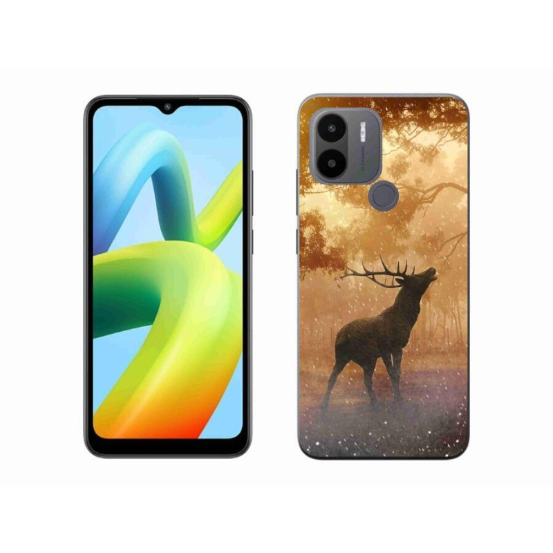 Zselés borítás mmCase a Xiaomi Redmi A1+/A2+ készülékhez - szarvas a vadonban