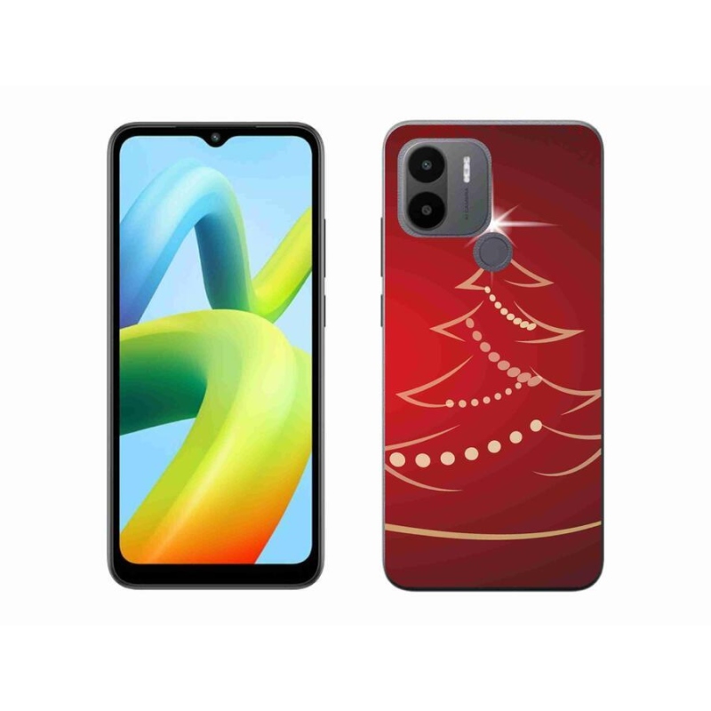 Gél borítás mmCase a Xiaomi Redmi A1+/A2+ készülékhez - karácsonyfa karikatúra