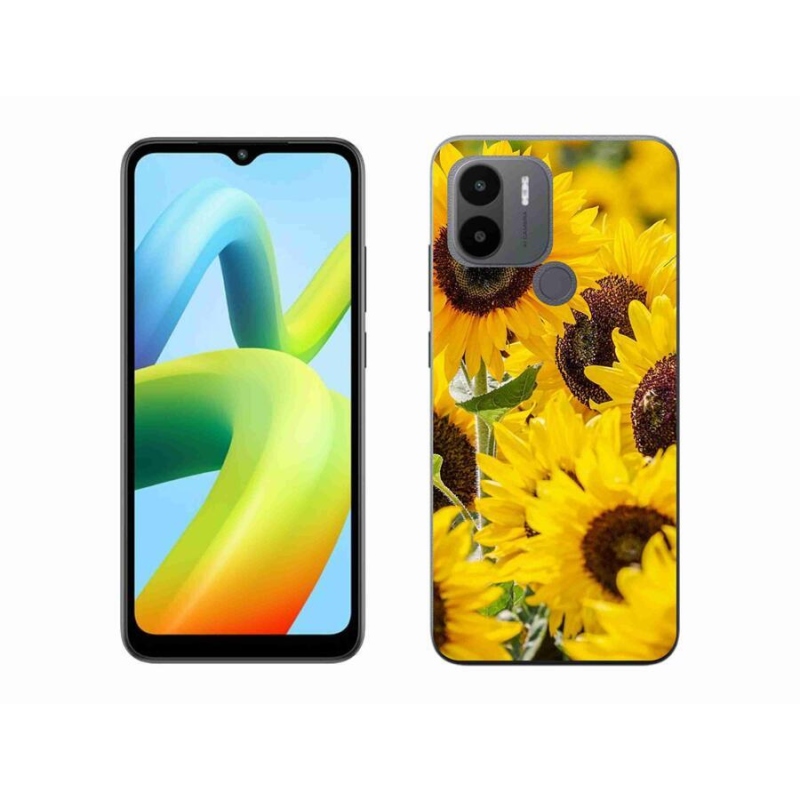 Gél borítás mmCase a Xiaomi Redmi A1+/A2+ készülékhez - napraforgó